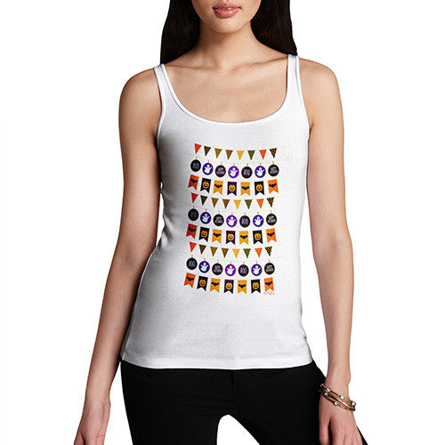 Women's Halloween Bunting Tank Top