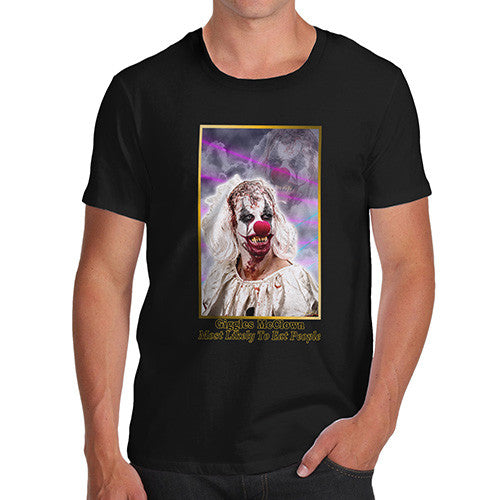 Men's Scary Giggles Mc Clown T-Shirt