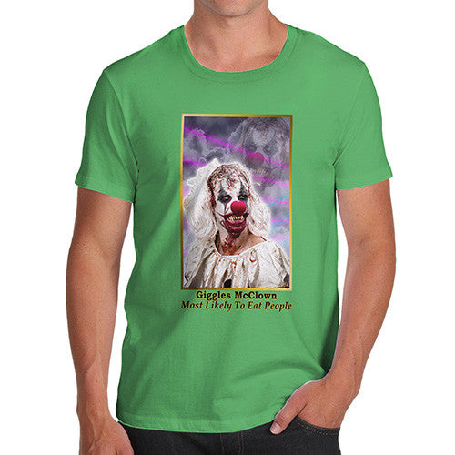 Men's Scary Giggles Mc Clown T-Shirt