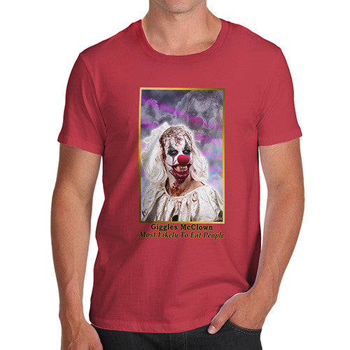 Men's Scary Giggles Mc Clown T-Shirt