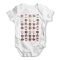 Sugar Candy Skulls Baby Grow Bodysuit