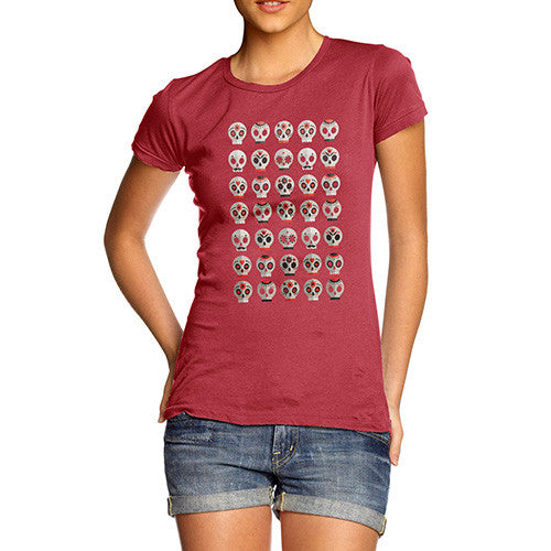 Women's Sugar Candy Skulls T-Shirt