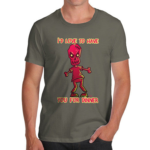 Men's Zombie Love You Have You For Dinner T-Shirt