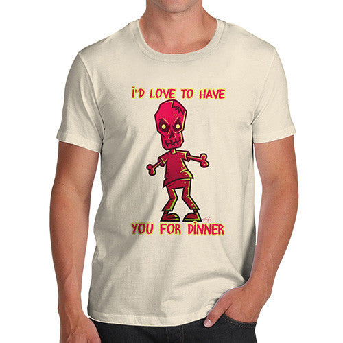 Men's Zombie Love You Have You For Dinner T-Shirt