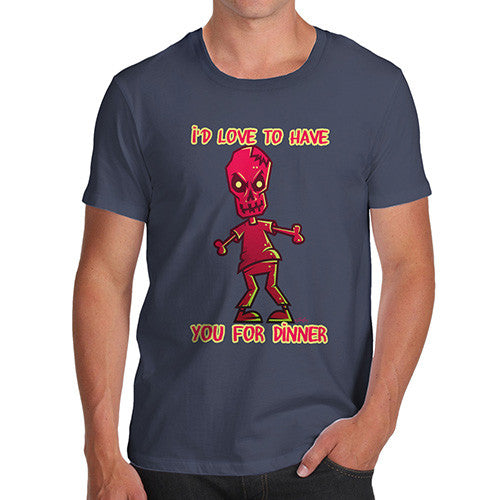 Men's Zombie Love You Have You For Dinner T-Shirt