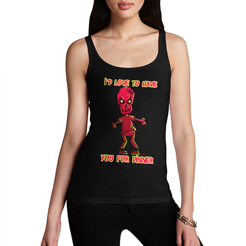 Women's Zombie Love You Have You For Dinner Tank Top