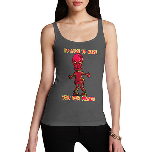 Women's Zombie Love You Have You For Dinner Tank Top