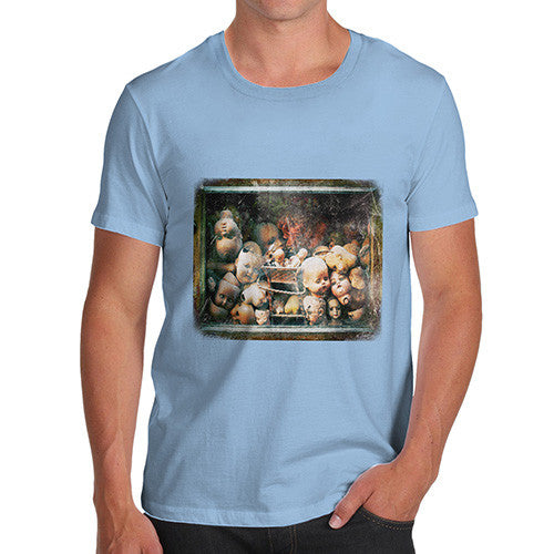 Men's Creepy Dolls Heads T-Shirt