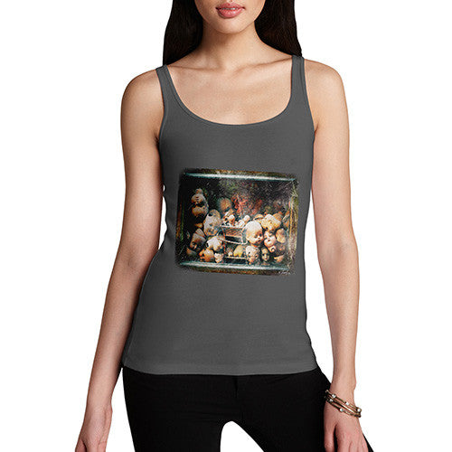 Women's Creepy Dolls Heads Tank Top