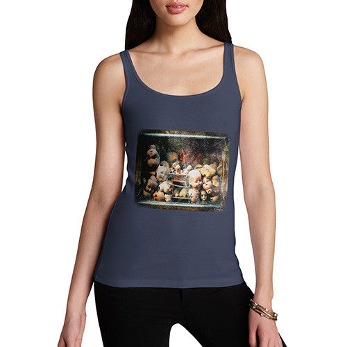 Women's Creepy Dolls Heads Tank Top