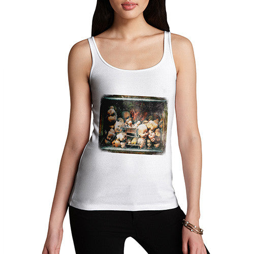 Women's Creepy Dolls Heads Tank Top