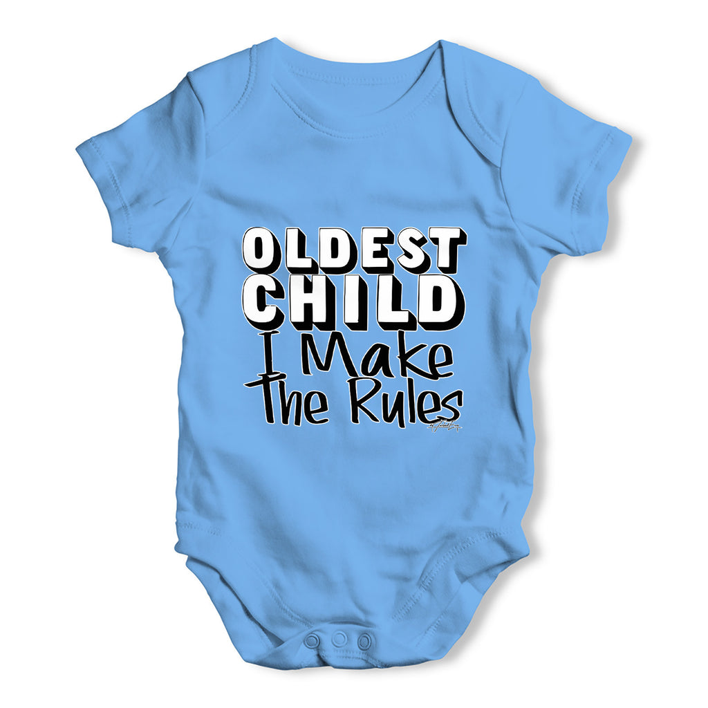 Oldest Child I Make The Rules Baby Grow Bodysuit