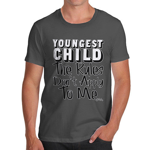 Men's Youngest Child Rules Don't Apply To me T-Shirt