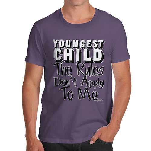 Men's Youngest Child Rules Don't Apply To me T-Shirt