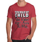 Men's Youngest Child Rules Don't Apply To me T-Shirt