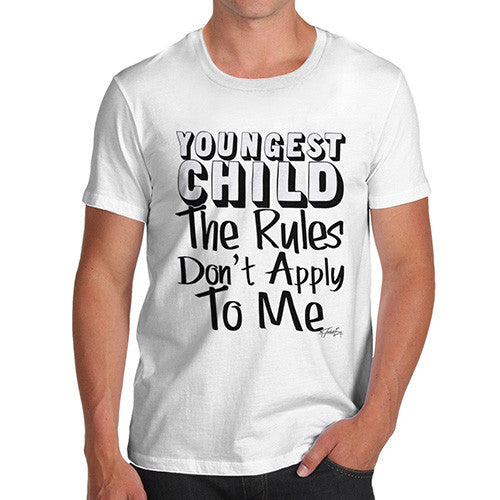 Men's Youngest Child Rules Don't Apply To me T-Shirt