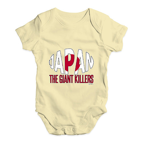 Bodysuit Baby Romper Japan Rugby The Giant Killers  Baby Unisex Baby Grow Bodysuit Newborn Lemon