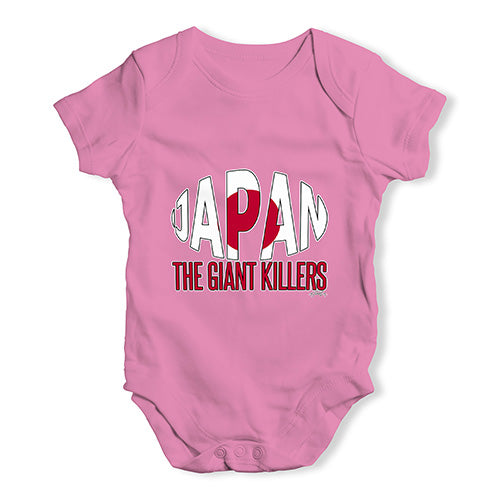 Baby Grow Baby Romper Japan Rugby The Giant Killers  Baby Unisex Baby Grow Bodysuit 18-24 Months Pink