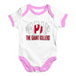 Baby Boy Clothes Japan Rugby The Giant Killers  Baby Unisex Baby Grow Bodysuit Newborn White Pink Trim