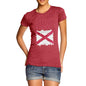 Women's I Love Northern Ireland St Patrick's Saltire T-Shirt