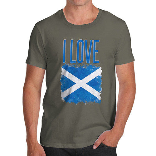 Men's I Love Scotland T-Shirt