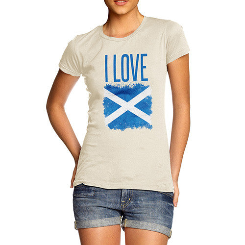 Women's I Love Scotland T-Shirt