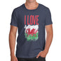 Men's I Love Wales T-Shirt