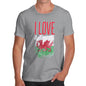 Men's I Love Wales T-Shirt