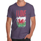 Men's I Love Wales T-Shirt