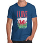 Men's I Love Wales T-Shirt