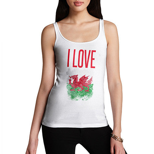 Women's I Love Wales Tank Top