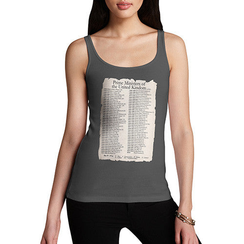 Women's Prime Ministers Of England Since 1721 Tank Top