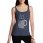 Women's Coffee Cup Quotes Tank Top