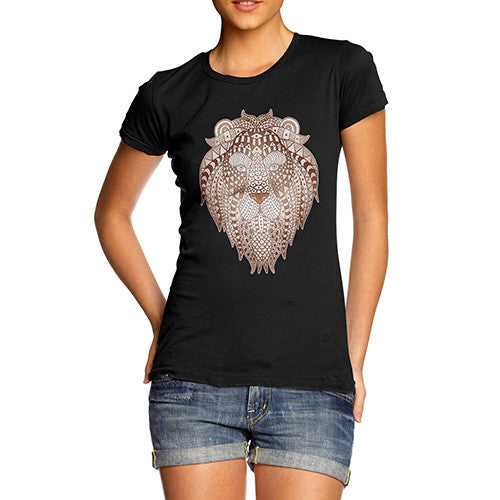 Women's Tribal Lion Head T-Shirt