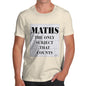 Men's Maths The Only Subject That Counts T-Shirt