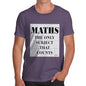 Men's Maths The Only Subject That Counts T-Shirt