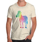 Men's Rainbow Zebra T-Shirt