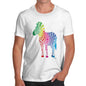 Men's Rainbow Zebra T-Shirt