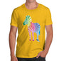 Men's Rainbow Zebra T-Shirt