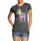 Women's Rainbow Zebra T-Shirt