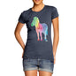 Women's Rainbow Zebra T-Shirt