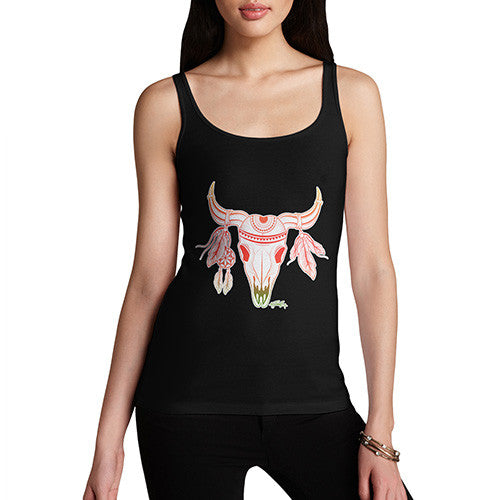 Women's Desert Skull Tank Top