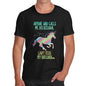 Men's Funny Delusional Unicorn T-Shirt