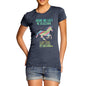 Women's Funny Delusional Unicorn T-Shirt