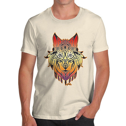 Men's Tribal Wolf head T-Shirt