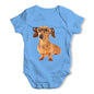 Doxie Dachshund Hipster Dog Baby Grow Bodysuit