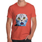 Men's Funny Surprised Cat T-Shirt