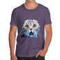 Men's Funny Surprised Cat T-Shirt