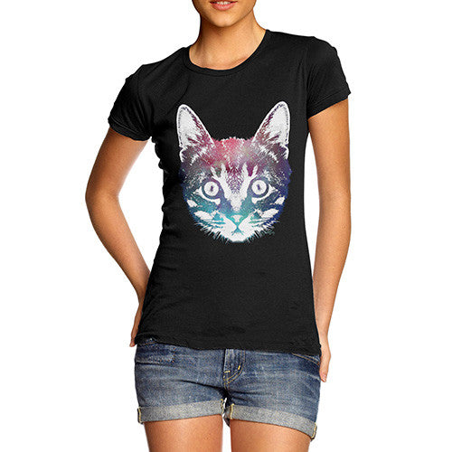 Women's Jinks Galatic Cat Face T-Shirt