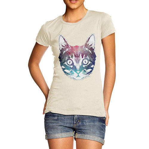 Women's Jinks Galatic Cat Face T-Shirt